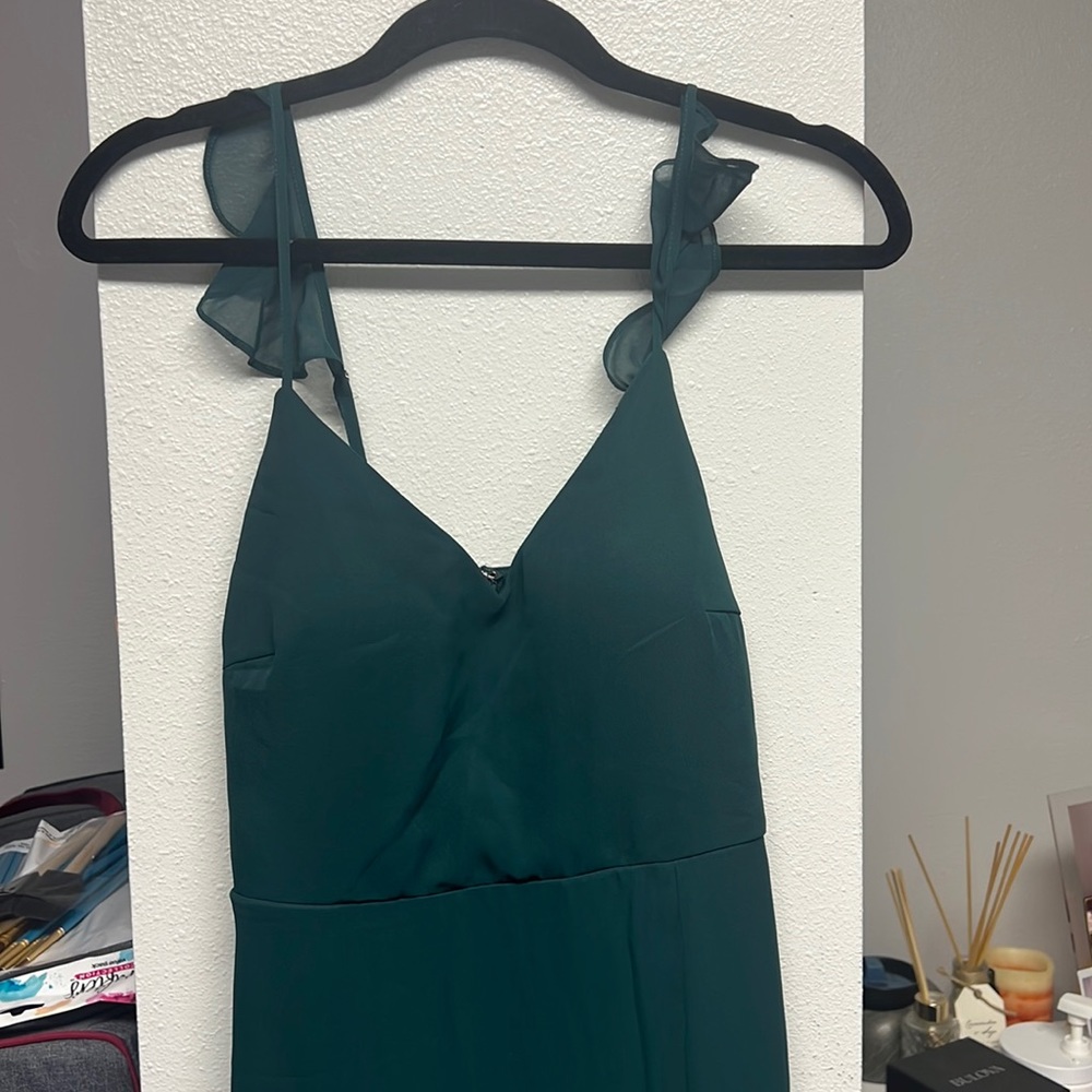 Birdy Grey - Emerald Green Adelle Chiffon Dress